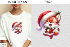 Cartoon Santa Animal|Funny Christmas T Shirt Product Image 1