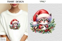 Cartoon Santa Animal|Funny Christmas T Shirt Product Image 1
