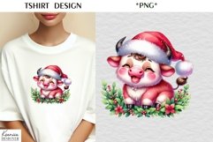 Cartoon Santa Animal|Funny Christmas T Shirt Product Image 1