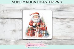 Christmas Sublimation Square Coaster Product Image 1