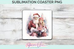 Christmas Sublimation Square Coaster Product Image 1