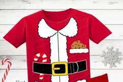 Christmas Santa body Costume Svg, Santa Suit svg Product Image 2
