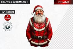 Santa Clipart, Christmas clipart, Santa around the world Product Image 1