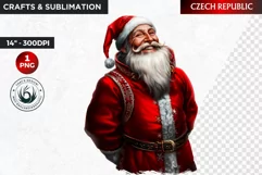 Santa Clipart, Christmas clipart, Santa around the world Product Image 1