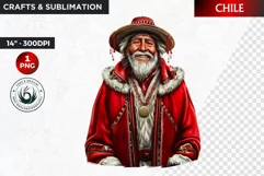 Santa Clipart, Christmas clipart, Santa around the world Product Image 1