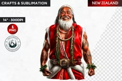 Santa Clipart, Christmas clipart, Santa around the world Product Image 1
