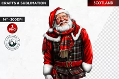 Santa Clipart, Christmas clipart, Santa around the world Product Image 1