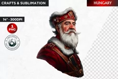 Santa Clipart, Christmas clipart, Santa around the world Product Image 1
