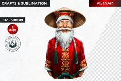 Santa Clipart, Christmas clipart, Santa around the world Product Image 1