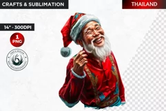 Santa Clipart, Christmas clipart, Santa around the world Product Image 1