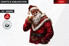 Santa Clipart, Christmas clipart, Santa around the world Product Image 1
