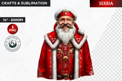 Santa Clipart, Christmas clipart, Santa around the world Product Image 1