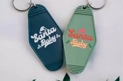 Santa Baby SVG ,Christmas Motel Keychain SVG Design Product Image 3