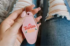Santa Baby SVG ,Christmas Motel Keychain SVG Design Product Image 2