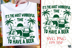 Most Wonderful Time To Have A Beer | Funny Christmas SVG|PNG Product Image 1