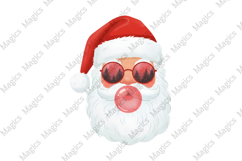 Santa Blowing Bubble Christmas PNG Product Image 1