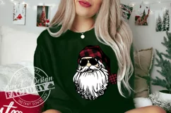 Santa face PNG, Santa with sunglasses design Product Image 3