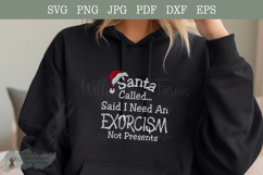 Santa funny Goth Christmas svg Product Image 2
