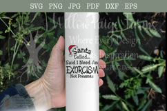 Santa funny Goth Christmas svg Product Image 4