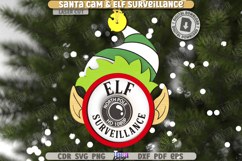Santa Cam Laser Cut Bundle |Elf Surveillance| Xmas Ornaments Product Image 4