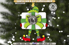 Santa Cam Laser Cut| Elf Surveillance SVG|Christmas Ornament Product Image 1