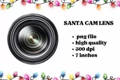 Santa Cam Lens Camera Lens Png Camera Lens Clipart Image