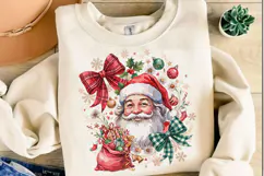Santa Christmas Coquette PNG Designs Product Image 3