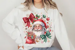 Santa Christmas Coquette PNG Designs Product Image 4