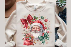 Santa Christmas Coquette PNG Designs Product Image 2