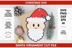 Santa Christmas Gift Tags Ornament SVG Bundle