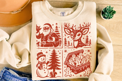 Merry Christmas PNG, Christmas Santa PNG, Holiday PNG, Xmas Product Image 4