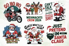 Santa Christmas Quotes Sublimation Product Image 4