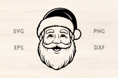 Santa Claus face SVG Product Image 1