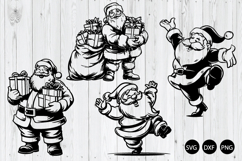 Santa Claus SVG, Santa Silhouette SVG, Christmas SVG Product Image 1
