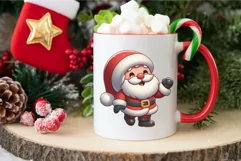 Santa Claus Cartoon. Clipart, PNG. Product Image 4