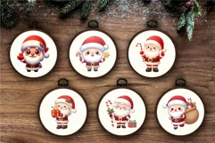 Santa Claus Cartoon. Clipart, PNG. Product Image 5