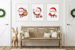 Santa Claus Cartoon. Clipart, PNG. Product Image 6