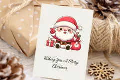 Santa Claus Cartoon. Clipart, PNG. Product Image 7