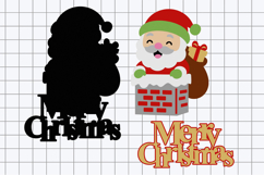 Santa Chimney 3D SVG Product Image 2