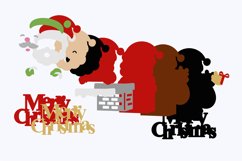 Santa Chimney 3D SVG Product Image 3