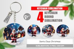 Keychain Santa Claus Christmas Product Image 1