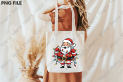 Santa Claus Christmas Lights PNG Product Image 3