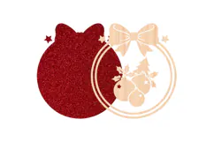 Santa Claus Christmas Ornament SVG Product Image 2