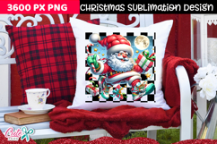 Santa Claus Christmas Sublimation Design
