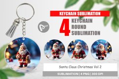 Keychain Santa Claus Christmas Product Image 1
