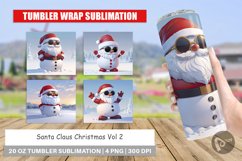 Tumbler Wrap Santa Claus Christmas Product Image 1