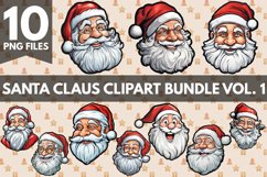 Santa Claus Clipart Bundle Vol. 1 Product Image 1