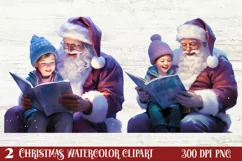 Christmas Purple Santa Claus Sublimation, Christmas PNG Product Image 1