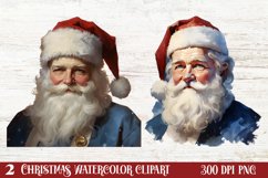 Christmas Purple Santa Claus Sublimation, Christmas PNG Product Image 1