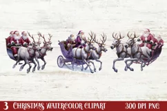 Christmas Purple Santa Claus Sublimation, Christmas PNG Product Image 1